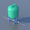 Hardware Valves Industrial Components 3d model