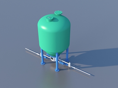 Hardware Valves Industrial Components 3d model