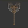 Scepter Ancient Scepter Cane Ancient Scepter Magic Scepter Metal Scepter Classical Scepter Magic Scepter 3d model