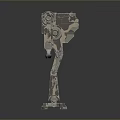 Robot Robot Assistant Small Robot Robot Butler Robot Butler Figure Game Figure 3d model