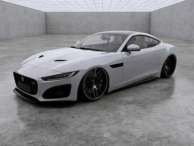 Jaguar F-Type R sports car Streetcar 3d model
