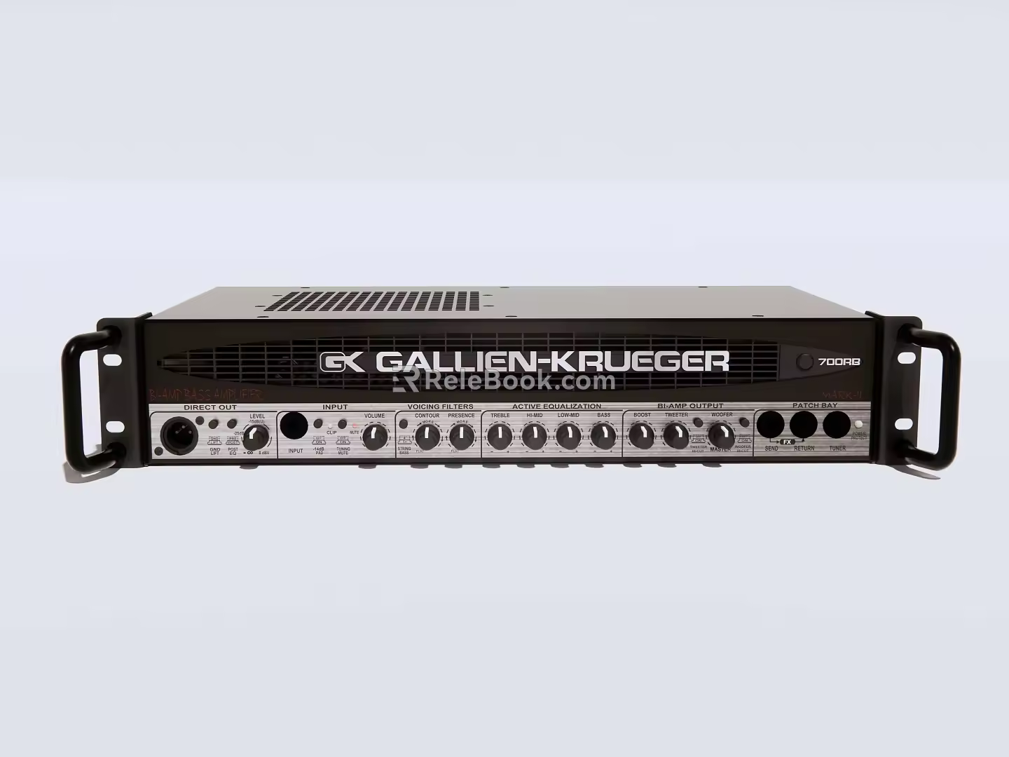 Speaker effector amplifier pre-stage 3d model