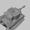 German Tanks 3d model