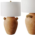 Retro table lamp 3d model