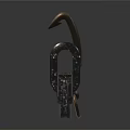 Black Metal Mechanical Parts With Various Shapes And Industrial Design Features