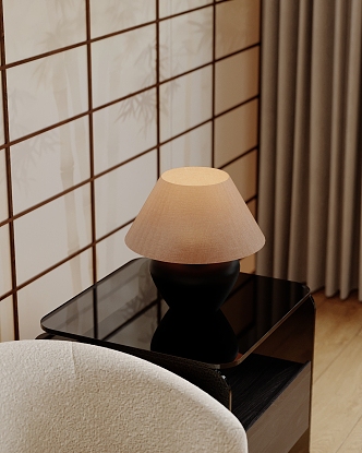 Table lamp table lamp side 3d model