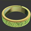 Gold Decorative Ring With Intricate Celtic Knot Pattern For Daily Use