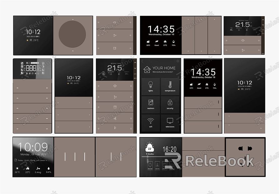 Modern Switch Switch Panel model