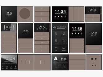 Modern Switch Panel 3d model