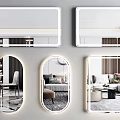 Modern Mirror 3d model