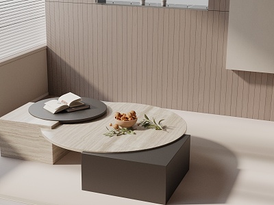 Modern coffee table model