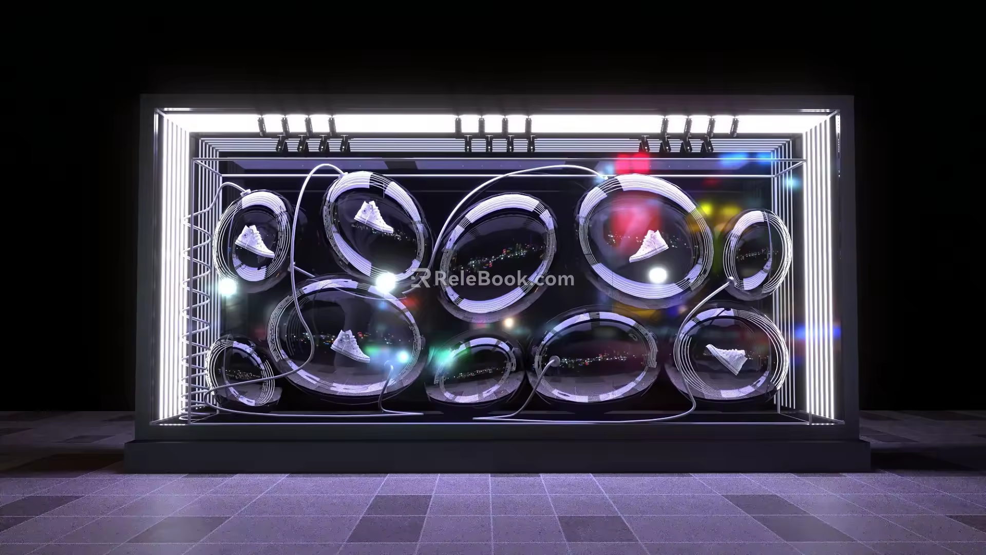Modern window transparent air model window 3d model