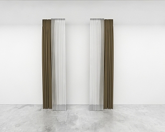 Curtains 3d model