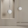 Modern floor lamp spherical floor lamp 3d model
