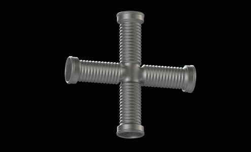 Modern Piping 3d model