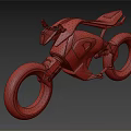 Modern Green And Gray Motorcycle With Sleek Design And Large Wheels
