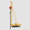 Crushed stone pile machine Piling machine Construction machinery Construction machinery 3d model