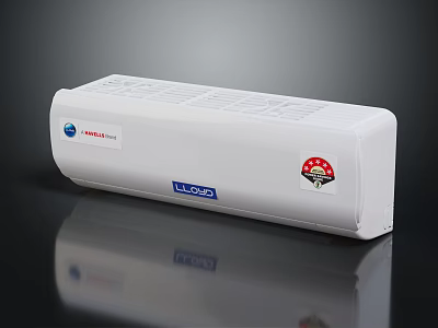 LLOYD White Home Air Conditioner Appliance With Energy Efficient Cooling System And Certification Mark 3d model