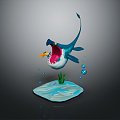 Modern Shark Cartoon Shark Anime Shark Great White Shark 3d model