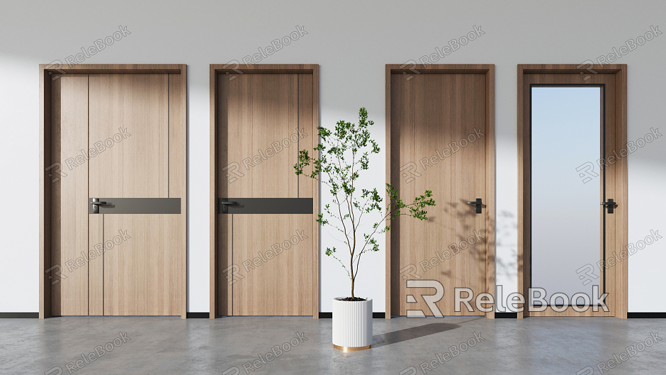 Modern swing door model