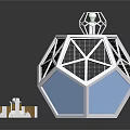 Modern Industrial Factory Building With Spherical Structure Steel Frame And Glass Elements Design