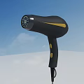 Handheld Black And Gold Air Cooler Fan With Efficient Fresh Air Design