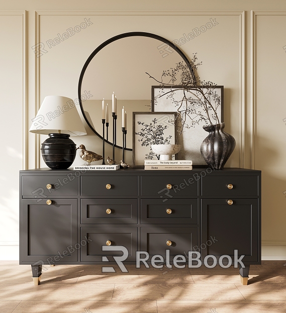 American Middle Style Side Cabinet model