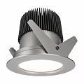 Modern LED Downlight Spotlight with Aluminum Housing Heat Dissipation Design and Ceiling Installation