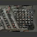 Organized Shoes Display On Multi Tiered Shelves With Various Colors And Styles