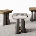 Various Modern Side Tables With Transparent Glass Wooden And Black Metal Designs