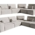Modern Corner Sofa Ganma Multiplayer Sofa Multiplayer Sofa 3d model