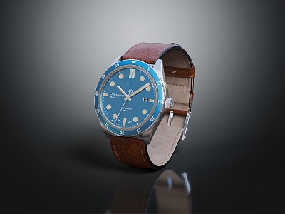 Modern Watch Men's Watch Men's Watch 3d model