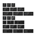 Modern Electrical Outlets And Wall Switches In Various Designs For Home Use