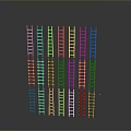 Ladder Realistic Game Item 3d model