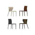 Modern Leisure Chairs in Beige Brown Black and Grey Colors with Sleek Contemporary Design