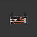 Modern host computer game computer lights computer 3d model