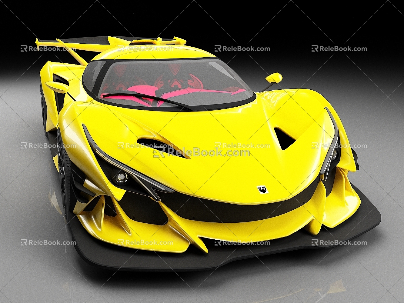 Apollo Racing sports car Supercar Car Luxury Car 3d model