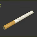 Cigarette Cigarette Filter Cigarette Realistic 3d model