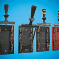 Vintage Electrical Switches With Metal Parts And 1924 15A 250V Labels