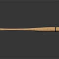 Wooden Baseball Bat With Natural Wood Finish And Smooth Handle For Daily Use