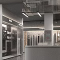 Modern Professional Air Conditioner Specialty Store With Complete Product Display And Elegant Front Reception Counter