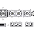 Modern Downlights and Spotlights with Various Designs for Home Ceiling Lighting