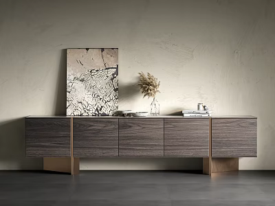 Modern TV Cabinet Low Cabinet TV Cabinet 3d model