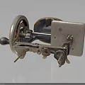 Antique Vintage Sewing Machine With Metal Parts Rotary Wheel And Hand Crank