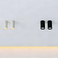 Modern White And Black Downlights Spotlights Ceiling Mounted Lighting Fixtures For Home