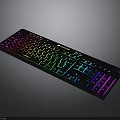 RGB Backlit Gaming Keyboard With Colorful LED Lighting And Modern Design