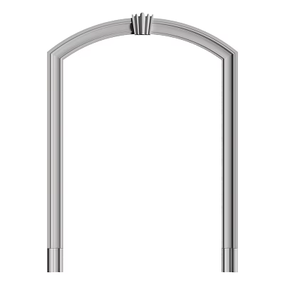 Sturdy Metal Arch Frame For Building Construction And Structural Support 3d model