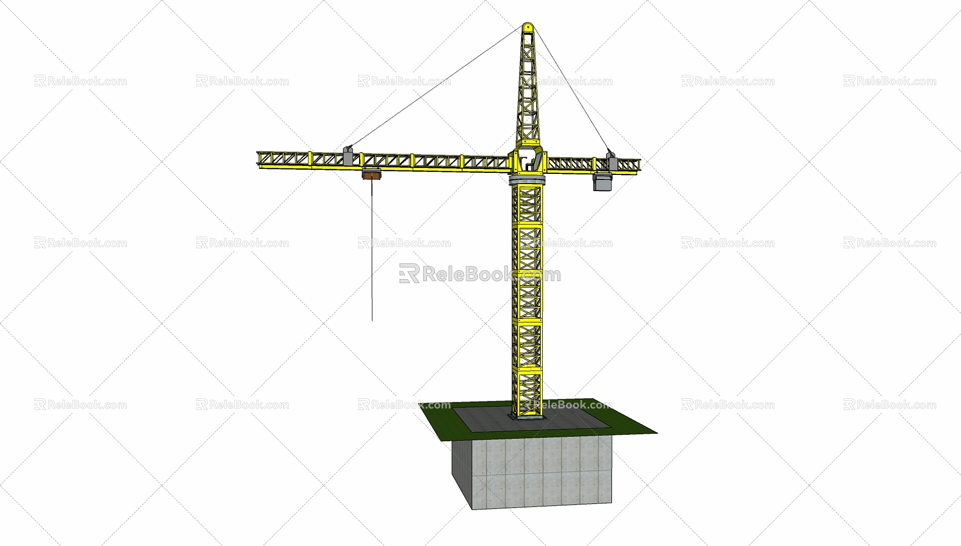 tower crane 3d model