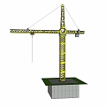 tower crane 3d model