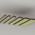 Suspended Grille Lights Featuring Adjustable Brightness Levels from 50% to 200%
